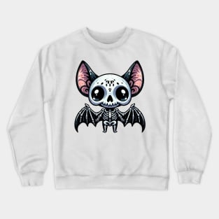 Cute Bat Skeleton Crewneck Sweatshirt